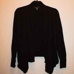 Black Open Cardigan - 3/4 Sleeve